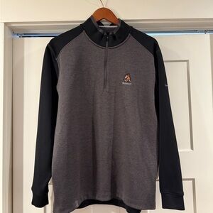 Oakmont Black and Gray Long Sleeve Pullover